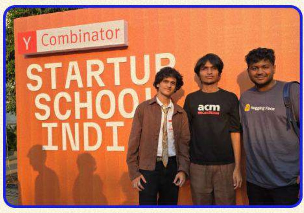 ACM-VIT members at Y Combinator Startup School India.